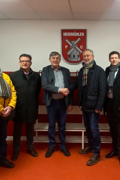 Neue Umkleidekabinen und Sanitäranlagen für Heidmühler FC