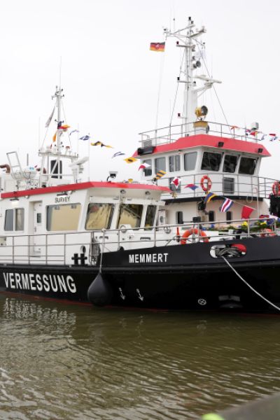 Neues Seevermessungsschiff des NLWKN in Dienst gestellt