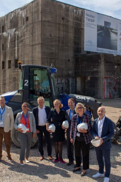 Baustart des Trilateralen Weltnaturerbe-Wattenmeer Partnerschaftszentrum
