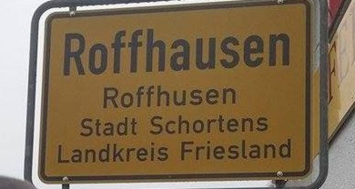 Ortsschild Roffhausen