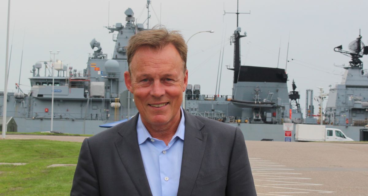 Thomas Oppermann bei der Marine