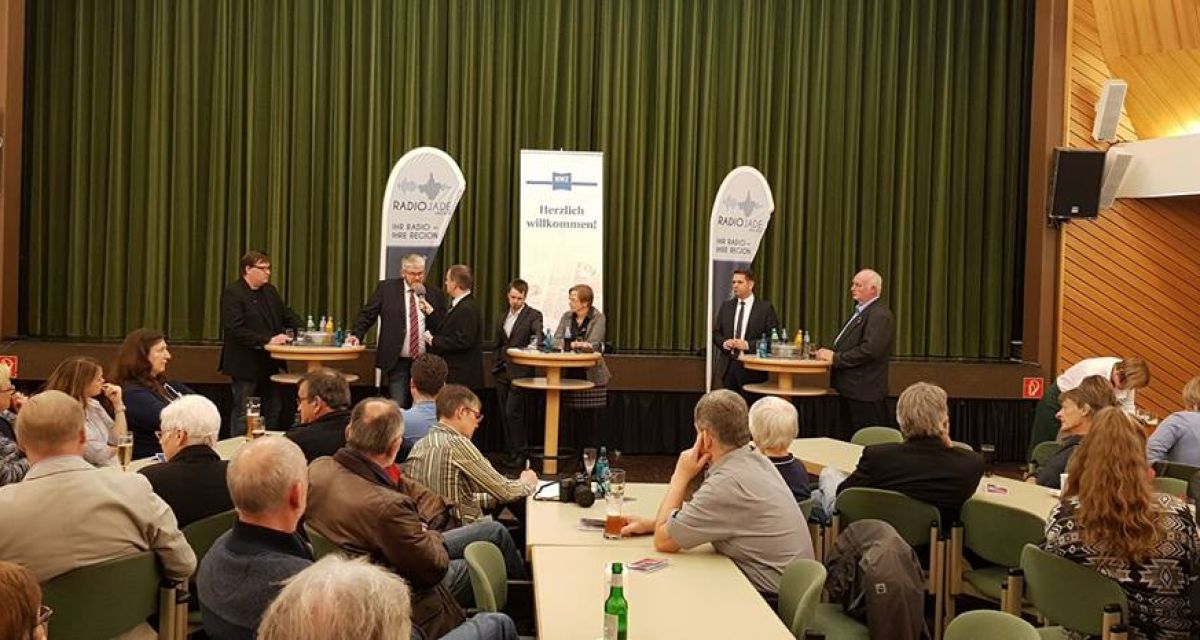 Podiumsdiskussion der Landtagskandidaten in Friesland