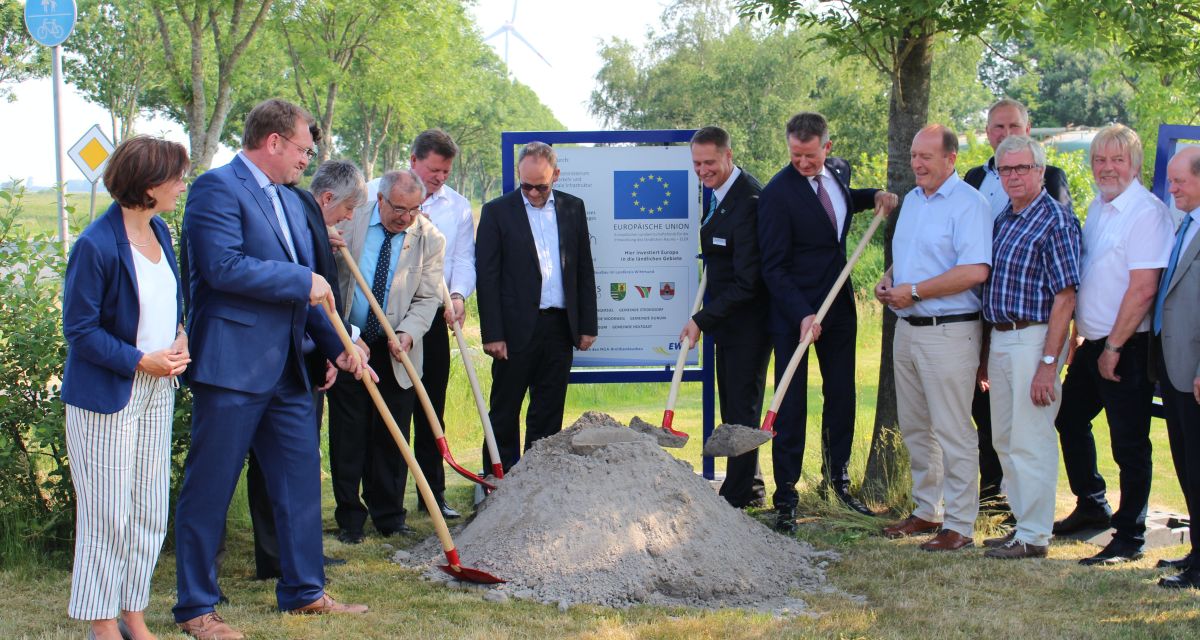 Spatenstich Breitbandausbau Wittmund