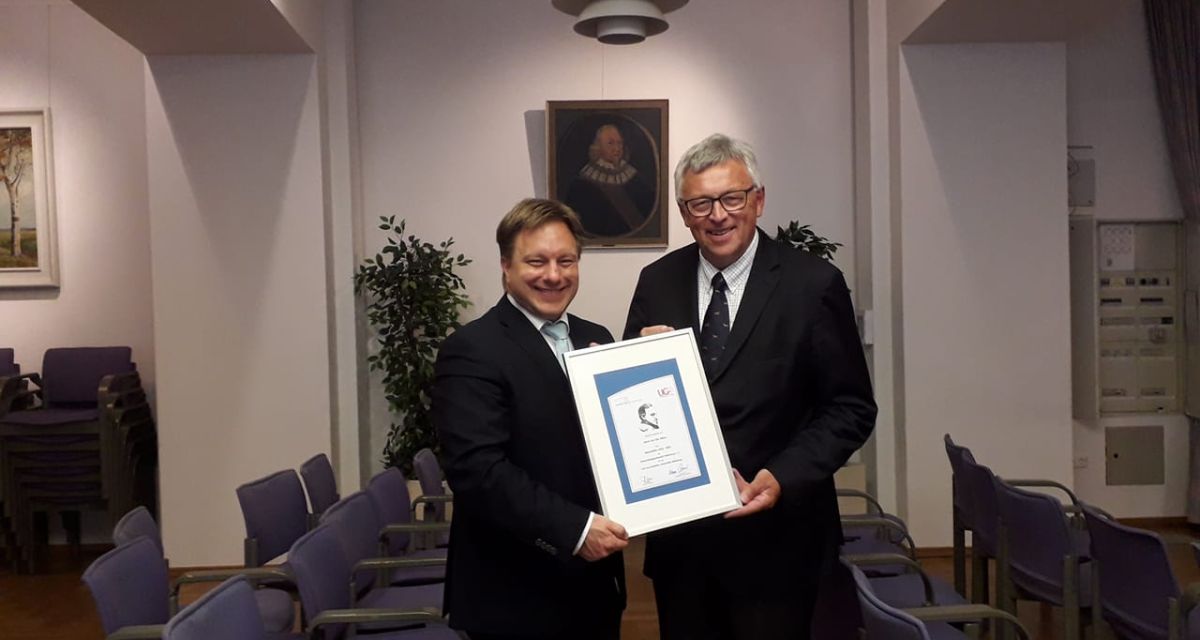 Jan Edo Albers wird Botschafter der Universitätsgesellschaft Oldenburg.