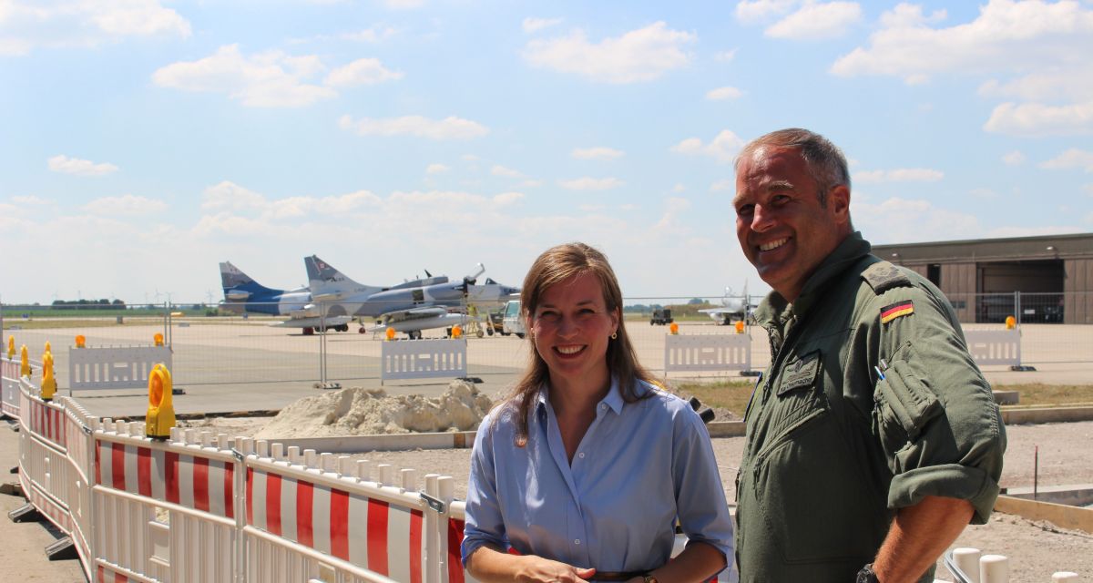 Baumaßnahmen auf Luftwaffenstützpunkt