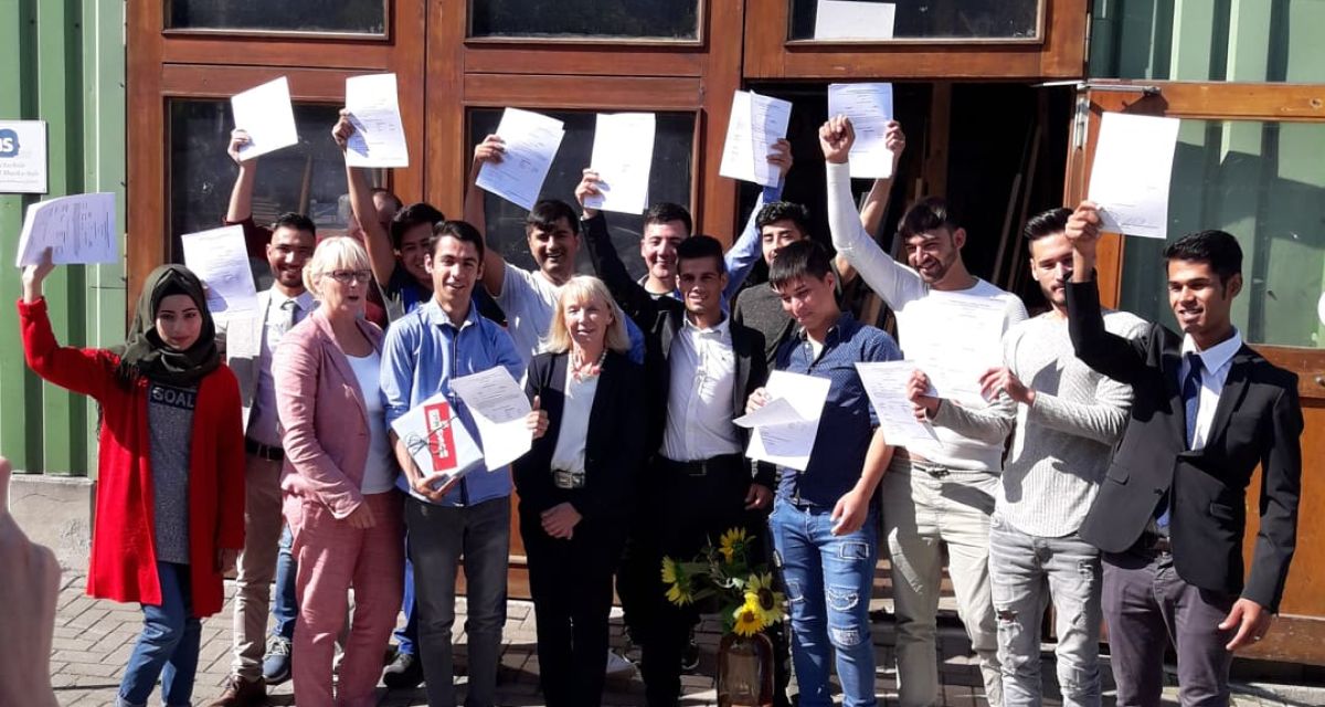 Zeugnisübergabe bei der Integrationswerkstatt in Schortens