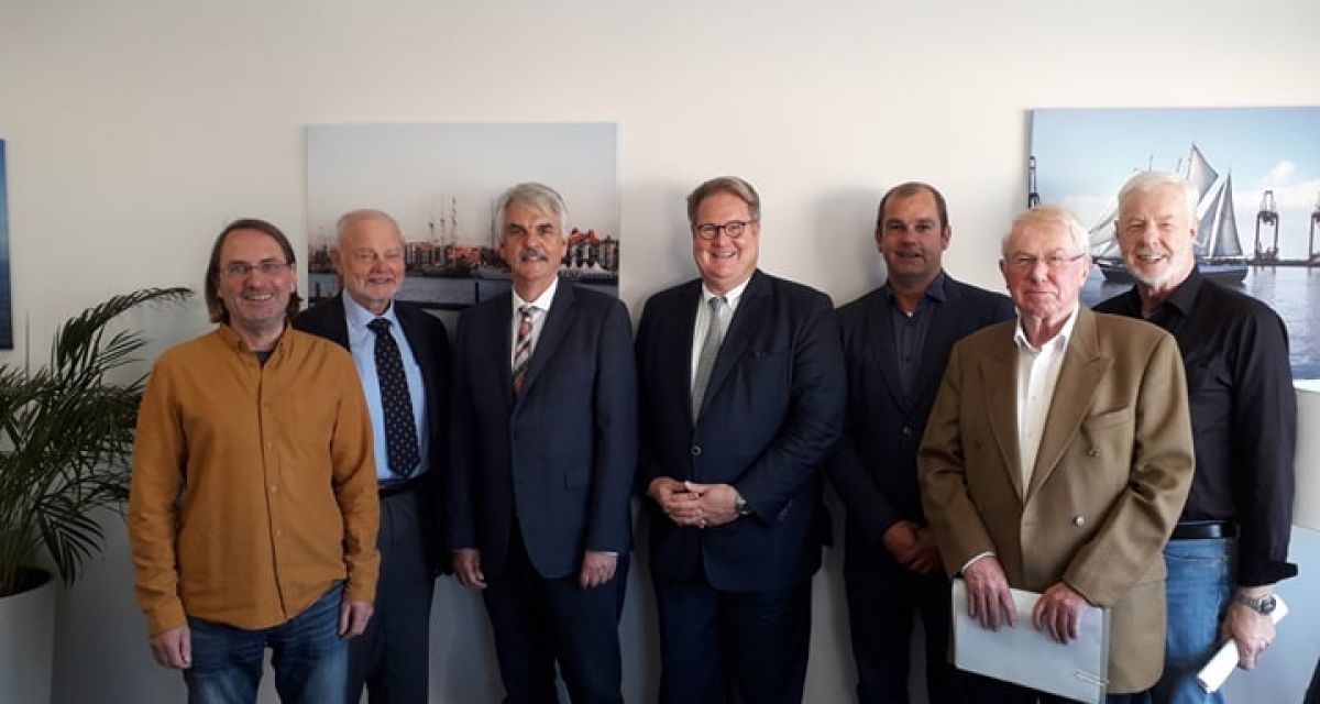 Wirtschaftsvertreter der Region bei einem Termin im Oktober 2018