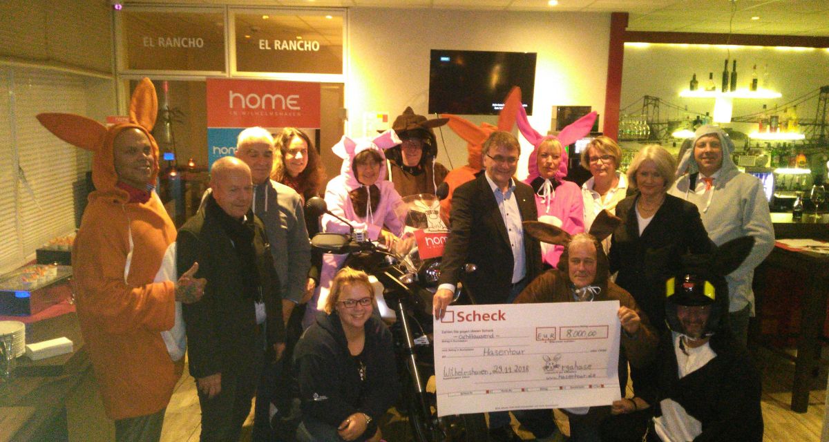 Spendenübergabe der 