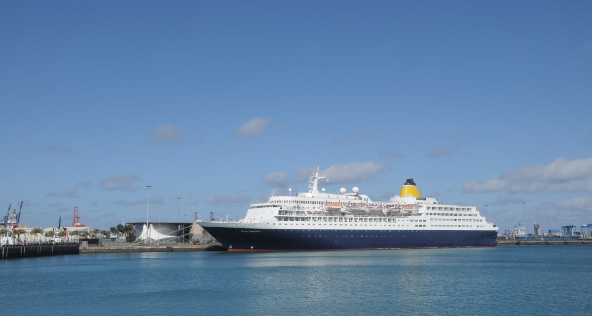 Das Kreuzfahrt Schiff Saga Sapphire