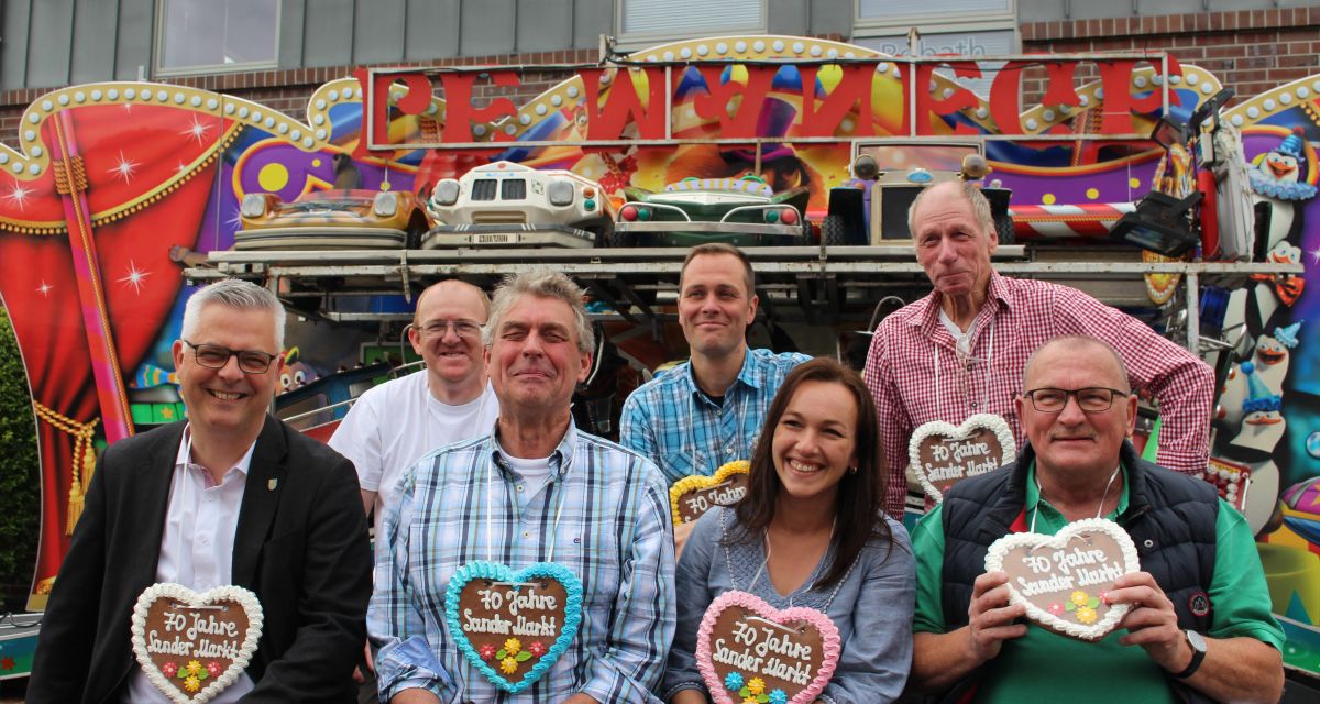 Zum 70. Mal Sander Markt