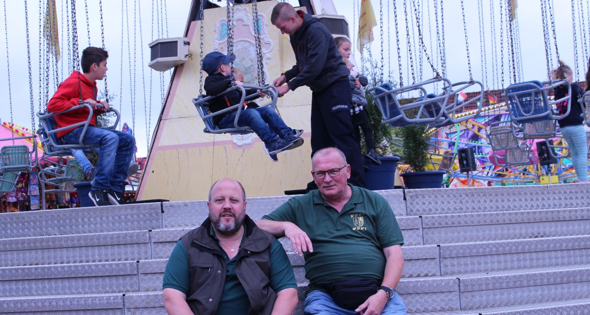 Marktvogt Michael Ramke ein letztes Mal beim Sander Markt