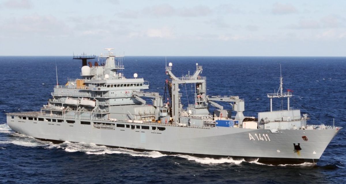 Bild des Einsatzgruppenversorgers 