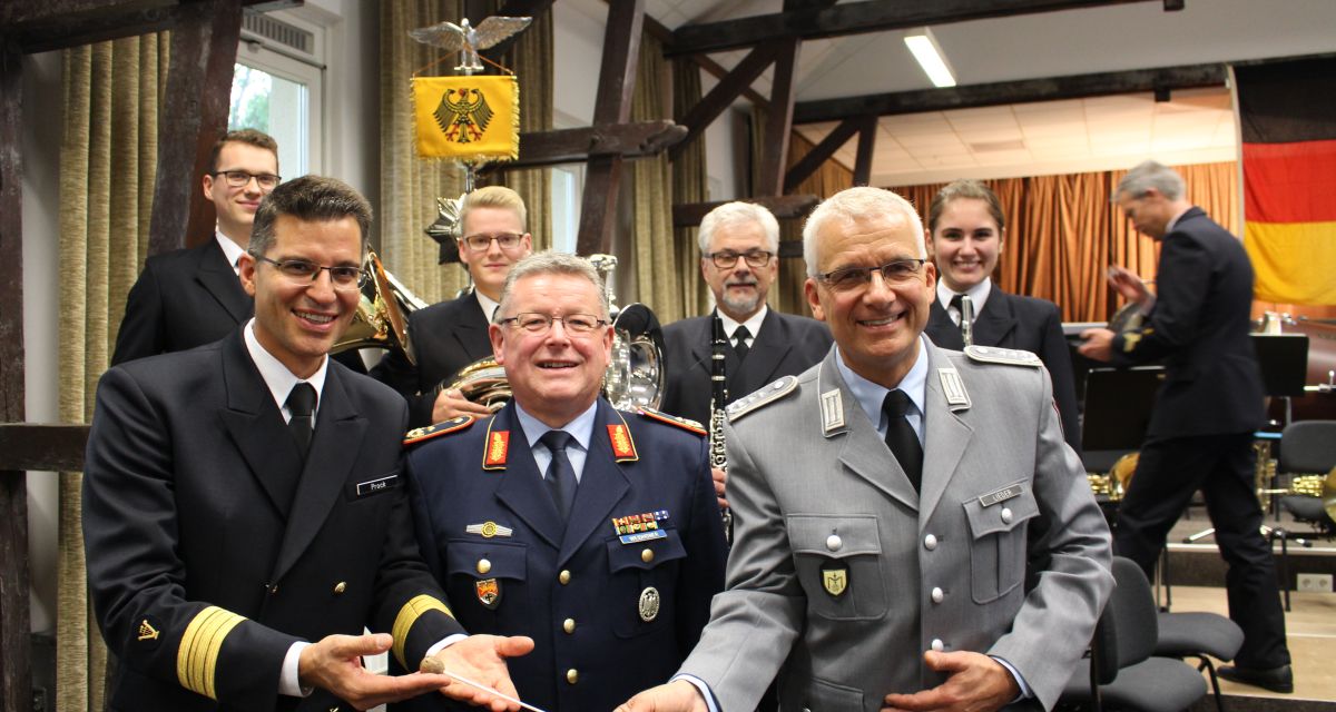 Neue Marinemusikkorps Wilhelmshaven in Dienst gestellt