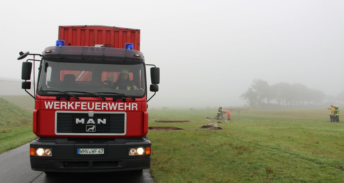 Neue Feuerlöschanlage bei der NWO GmbH Wilhelmshaven