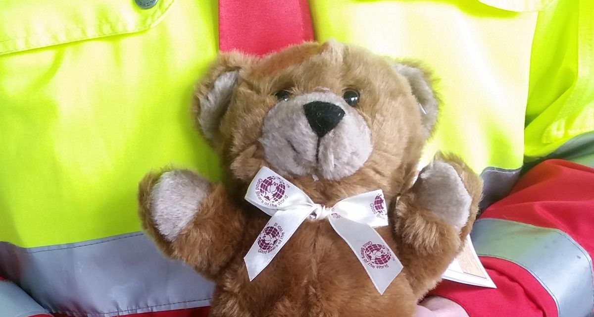 Teddybär Tröstebär Deutsche Teddybärstiftung Trost