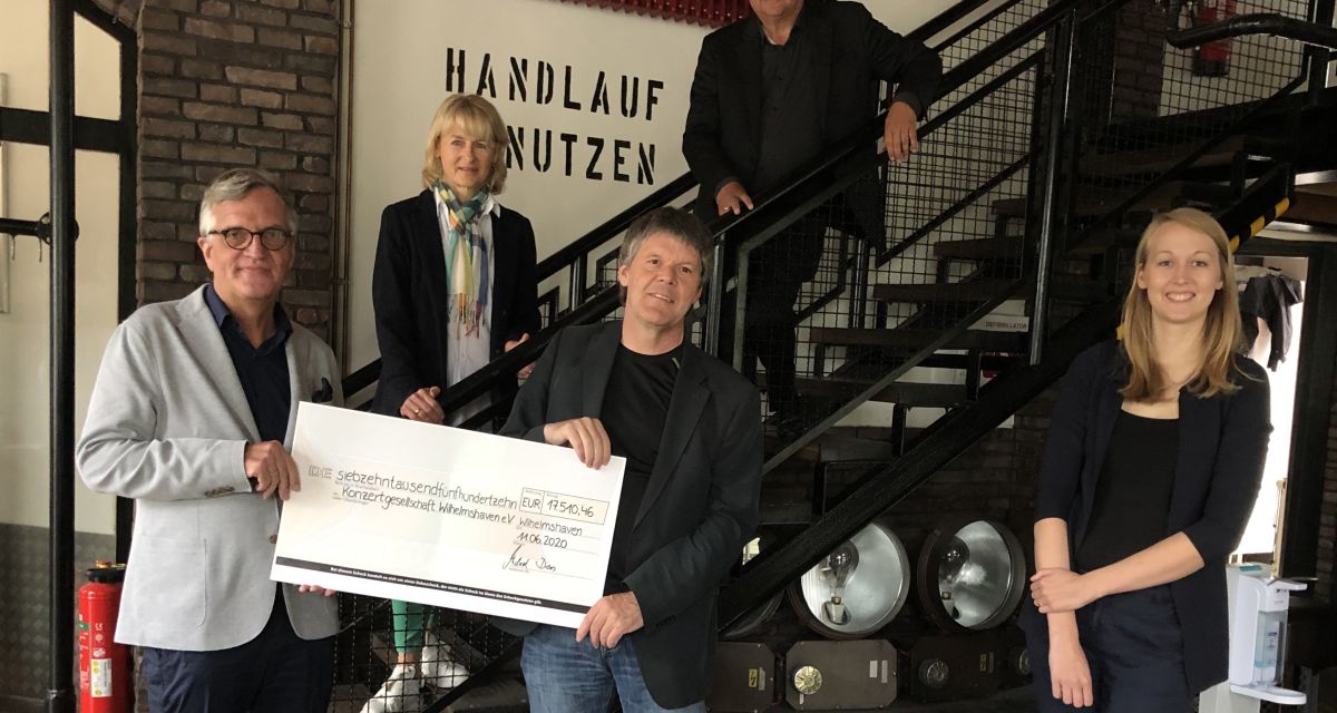 Spende für Sinfoniekonzerte in Wilhelmshaven