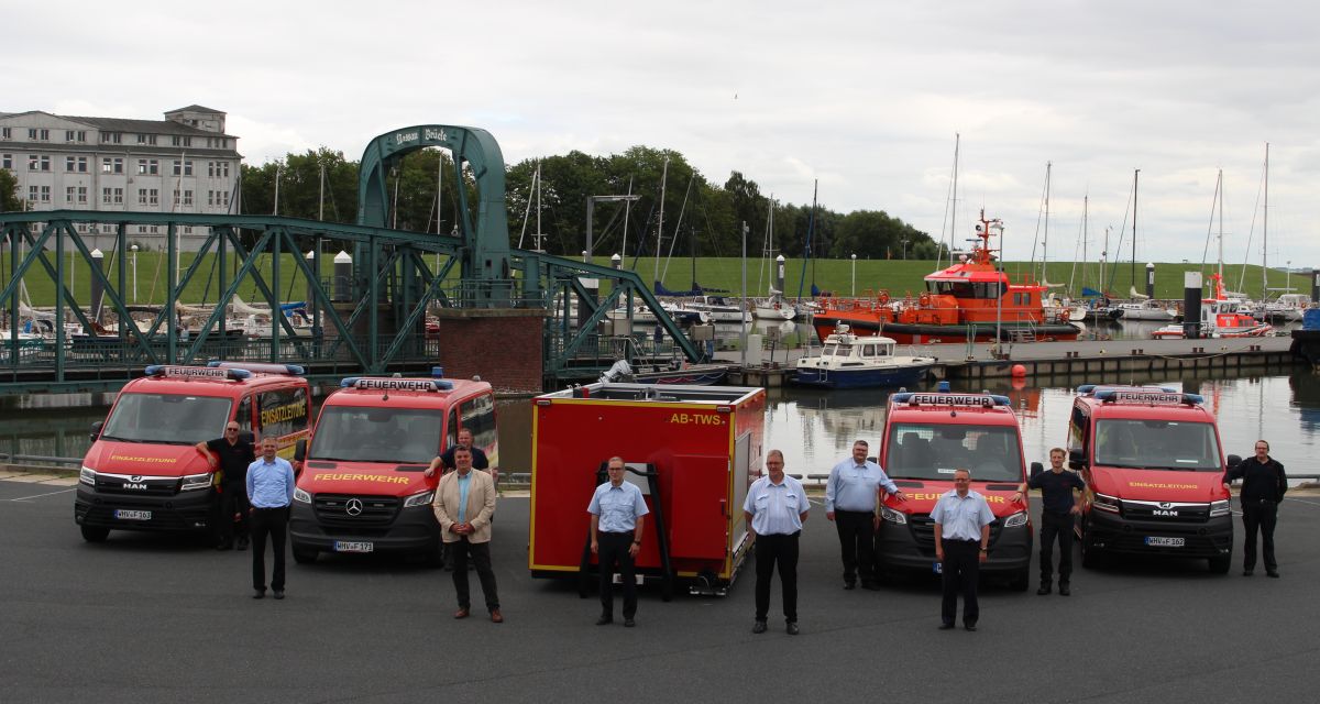 Fuhrpark der Feuerwehr Wilhelmshaven erhält neue Fahrzeuge
