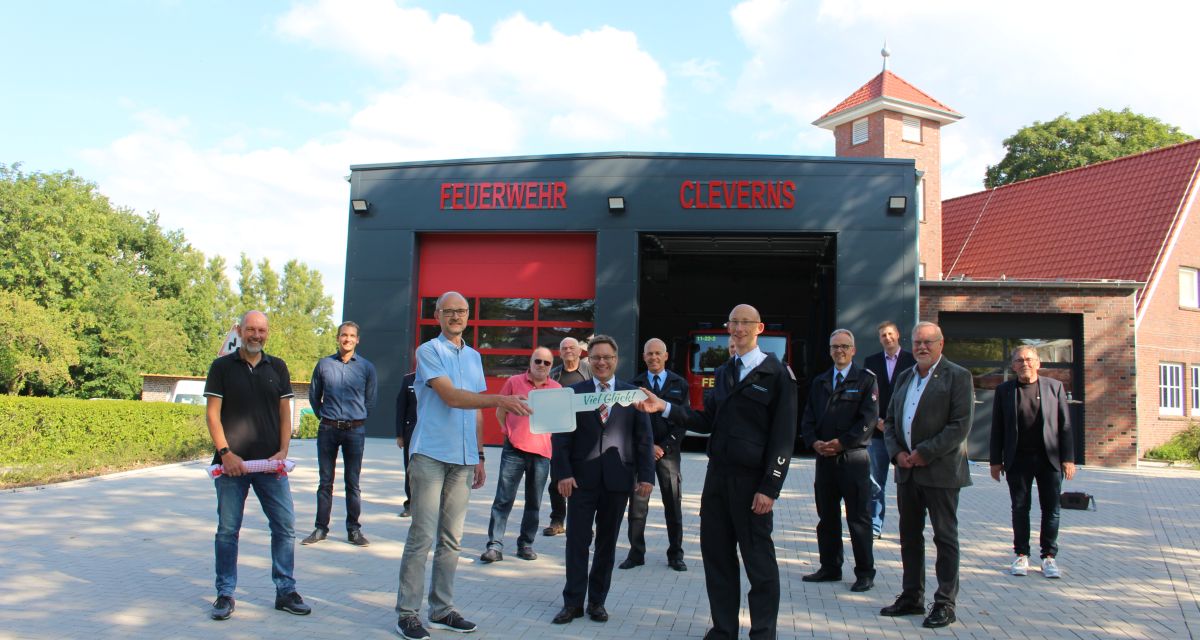 Neues Feuerwehrgebäude für Cleverns