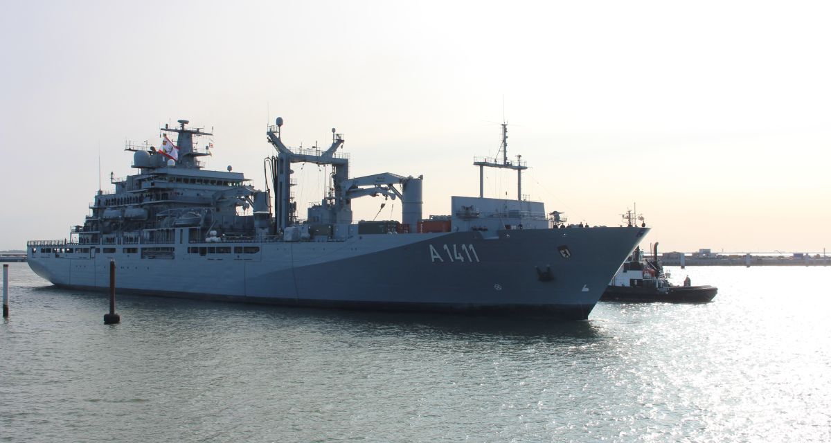 Einsatzgruppenversorger Berlin kehrt nach Wilhelmshaven zurück