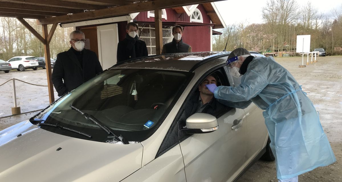 Coroba Sars-Cov2 Covid-19 Schnelltest Drive through Schortens