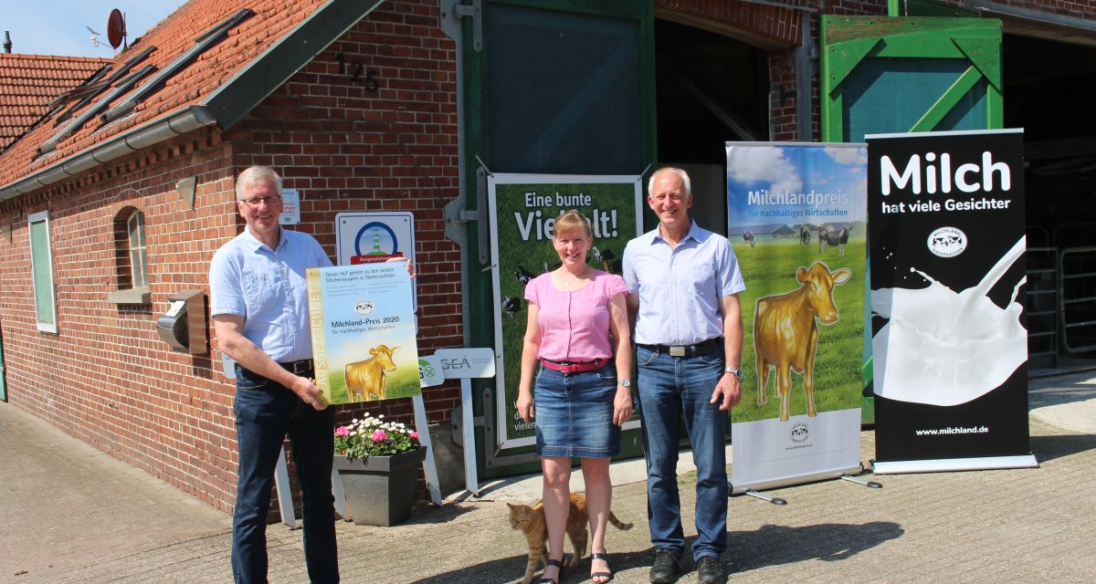 Familienbetrieb Seetzen in Varel bekommt „Milchlandpreis“