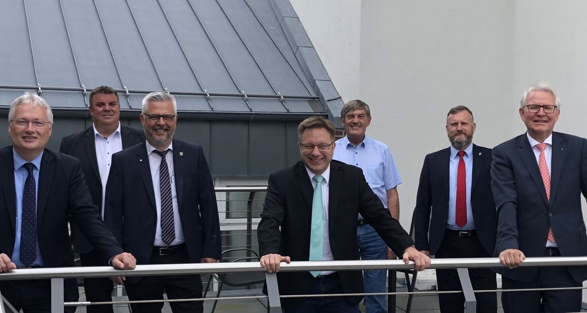 Interkommunale Immobilienkonferenz der Volksbank Jever. Holger Eden, lauter Bürgermeister, Michael Engelbrecht
