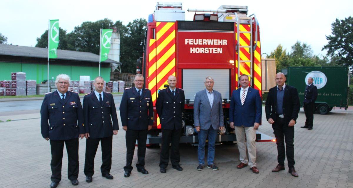Neues Tanklöschfahrzeug für die Ortsfeuerwehr Horsten