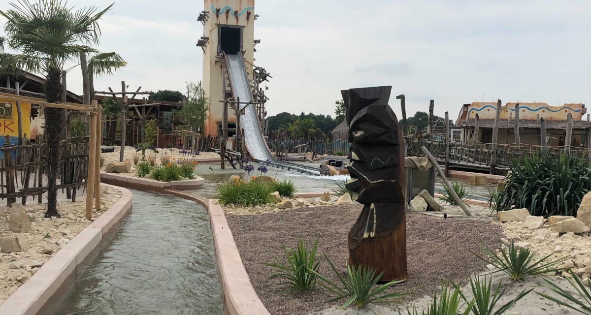 Die neue Wildwasserbahn im Jaderpark in Jaderberg