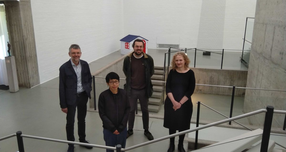 Ein Bild von der Ausstellungsvorstellung der Ausstellungen