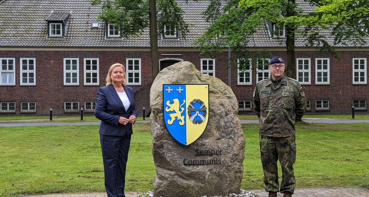 Wehrbeauftragte besucht Objektschutzregiment in Upjever