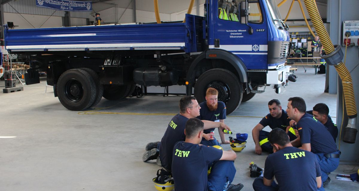 Jordanischer Katastrophenschutz zu Gast in Wilhelmshaven