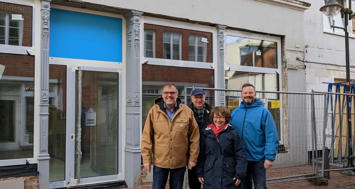 GPS bereitet Ladenöffnung in Jever vor