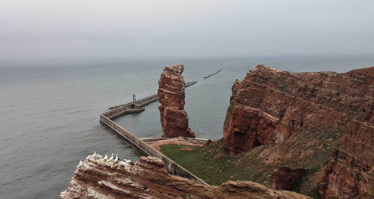 Man sieht den Felsen 