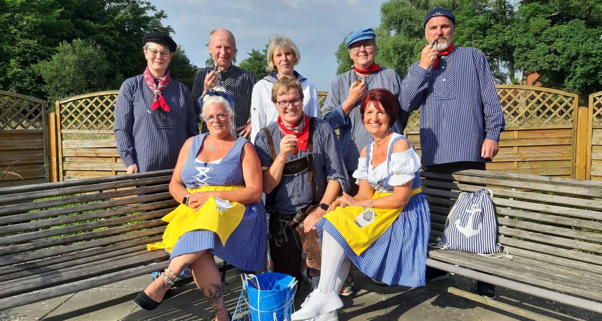 Anja Mandt und Co zum Dorffest in Fedderwarden