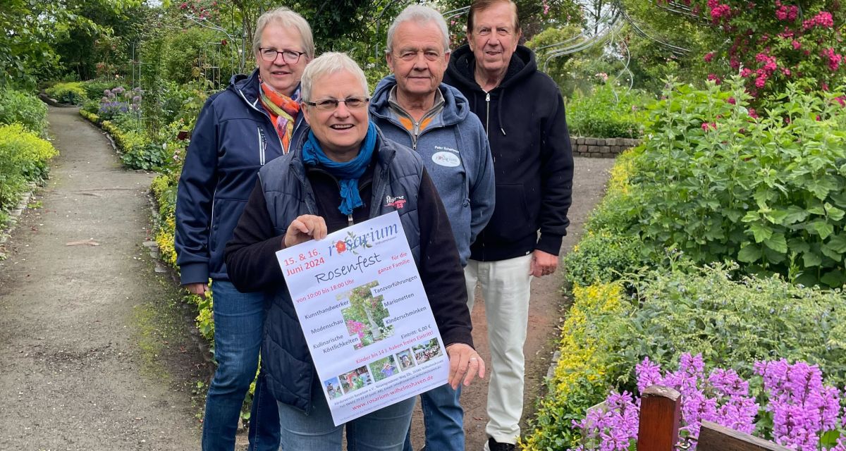 Rosenfest 2024 beim Rosarium Wilhelmshaven