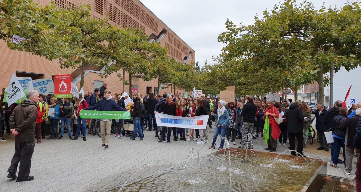 Klimastreik in Wilhelmshaven