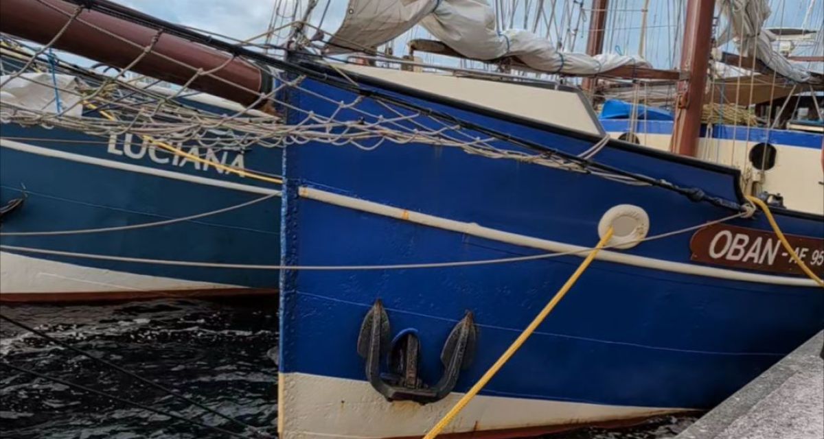 Das Schiff Luciana zum Sailingcup 2024 am Hafen in Wilhelmshaven