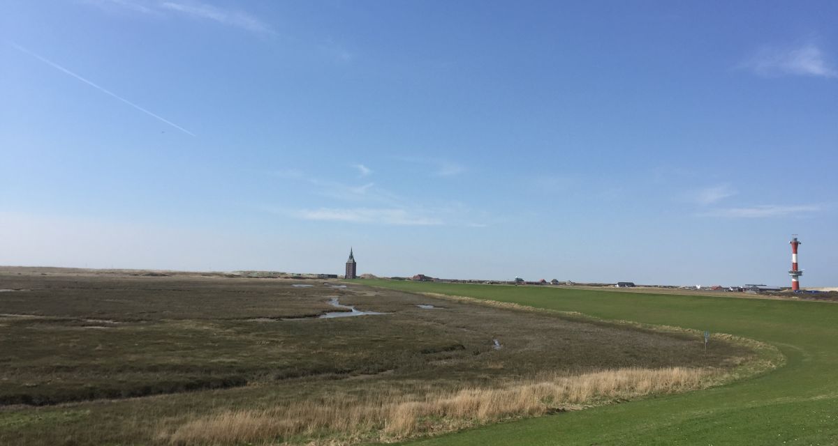 Wangerooge Wahrzeichen Westturm neuer Leuchtturm