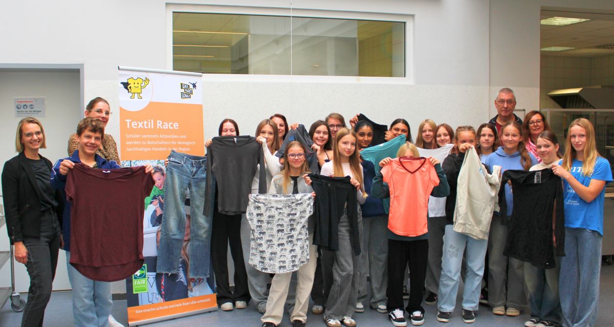 Schüler*innen der OBS Bockhorn nehmen am Textilrace teil