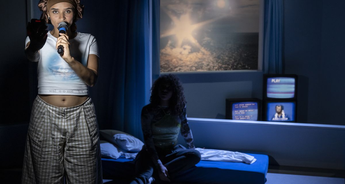 Ein Szenenbild aus der Aufführung von 