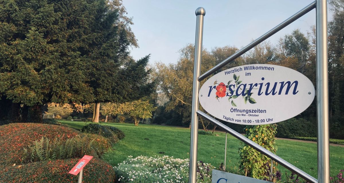 Rosarium Wilhelmshaven Eingang