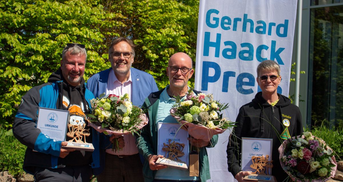 Gewinner des Gerhard-Heecke 2026 Sascha Scheller, Thomas Kummerich und Jeanette Nietzelmann.