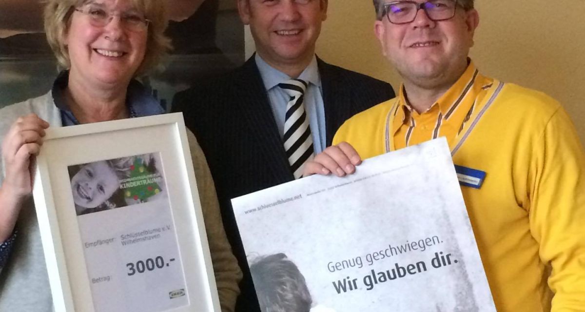 Neue Spende für den Verein Schlüsselblume