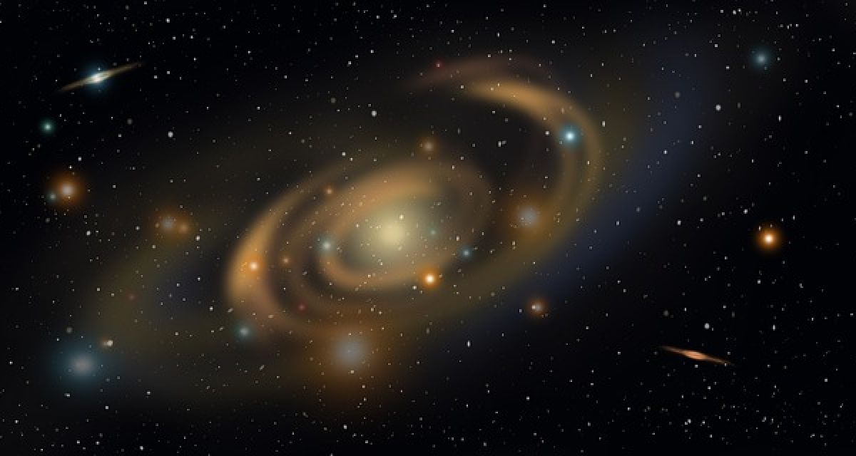 Zu sehen ist ein Sternenhimmel