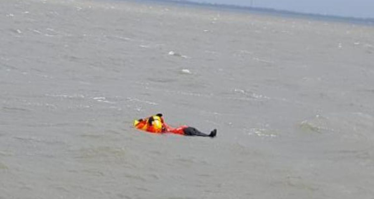 Horumersiel: Reporterin in Seenot