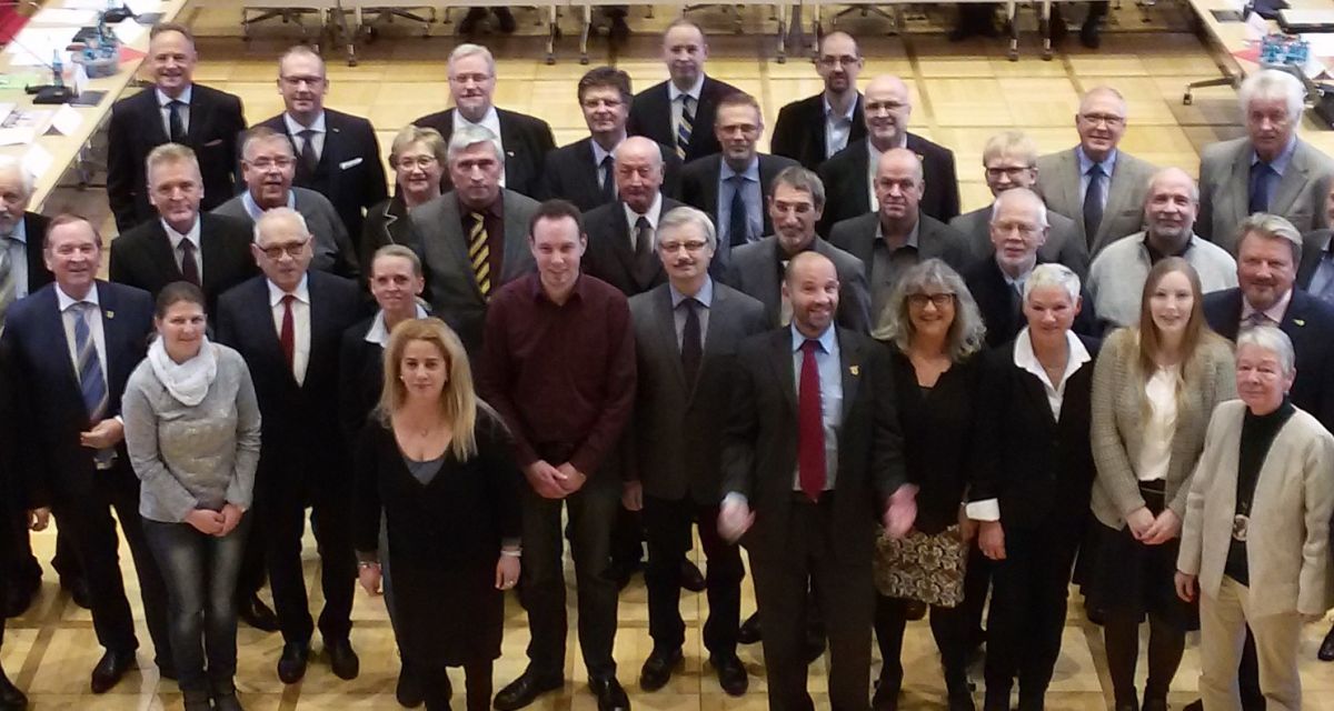 Konstituierende Sitzung des Stadtrates