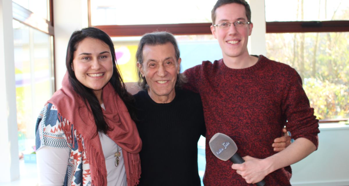 Auf Tuchfühlung mit einem Weltstar