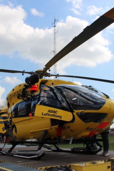 Neuer Christoph 26 ADAC Rettungshubschrauber in Sande