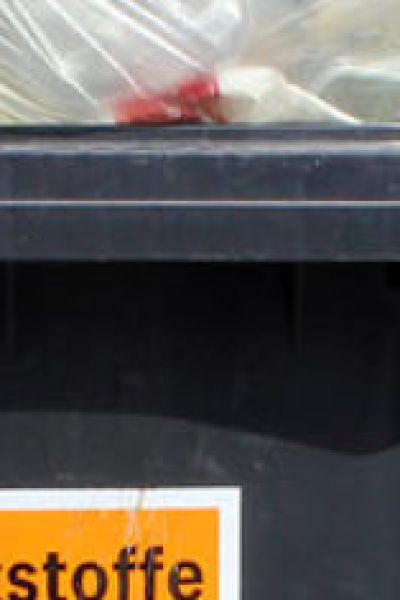 Die Wertstofftonne in Friesland kommt