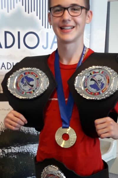 Zweifacher Kickbox-Weltmeister: Luca Weiland